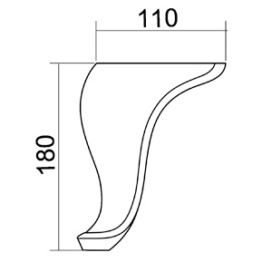 Picior River 11.5*11.5*20 Alb VA 490-05 Picior River 11.5*11.5*20 Alb VA 490-05
